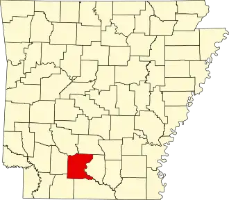 Localisation de Comté de Ouachita(Ouachita County)