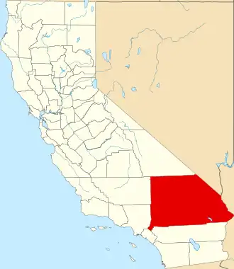 Localisation de Comté de San Bernardino(San Bernadino County)