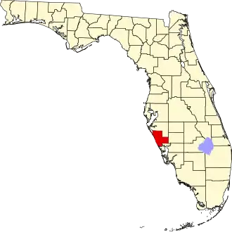 Localisation de Comté de Sarasota(Sarasota County)