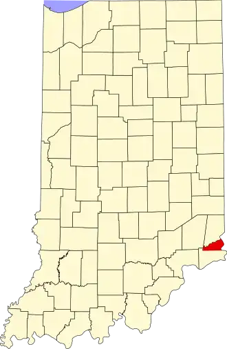 Localisation de Comté d'Ohio(Ohio County)
