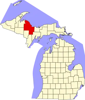 Localisation de Comté de Marquette(Marquette County)