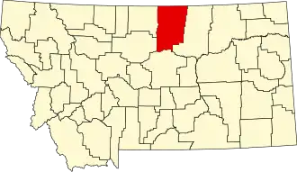 Localisation de Comté de Blaine(Blaine County)