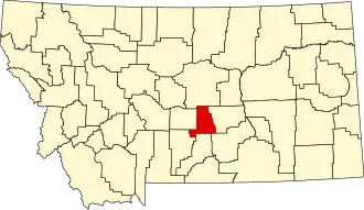 Localisation de Comté de Golden Valley(Golden Valley County)