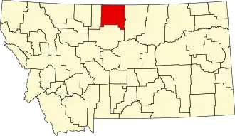 Localisation de Comté de Hill(Hill County)