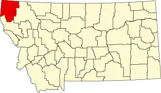 Localisation de Comté de Lincoln(Lincoln County)