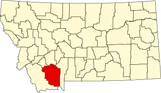 Localisation de Comté de Madison(Madison County)