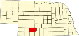 Localisation de Comté de Frontier