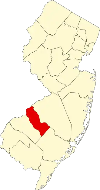 Localisation de Comté de Camden(Camden County)
