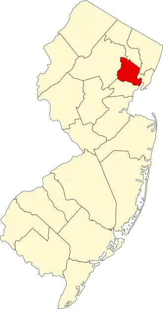 Localisation de Comté d'Essex(Essex County)