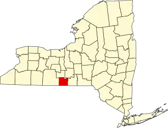 Localisation de Comté de Chemung(Chemung County)