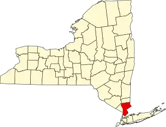 Localisation de Comté de Westchester(Westchester County)