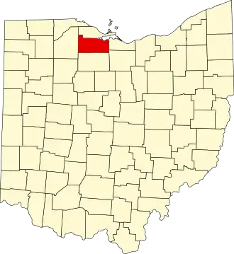Localisation de Comté de Sandusky(Sandusky County)