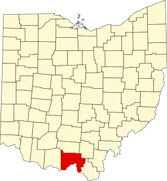 Localisation de Comté de Scioto(Scioto County)