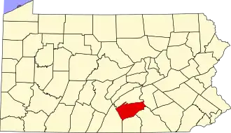 Localisation de Comté de Cumberland(Cumberland County)