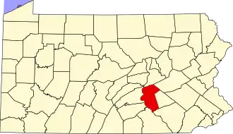Localisation de Comté de DauphinDauphin County