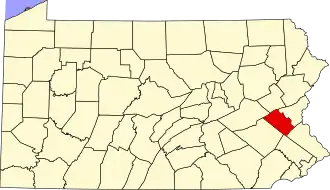 Localisation de Comté de Lehigh(Lehigh County)