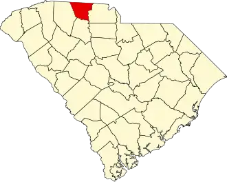 Localisation de Comté de Cherokee(Cherokee County)