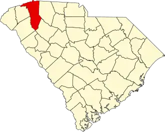 Localisation de Comté de Greenville(Greenville County)