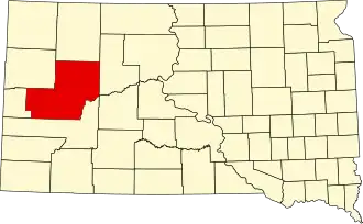 Localisation de Comté de Meade(en) Meade County