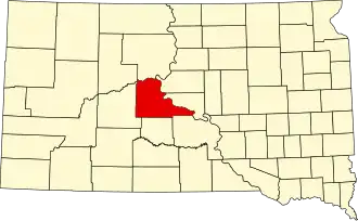 Localisation de Comté de Stanley(en) Stanley County