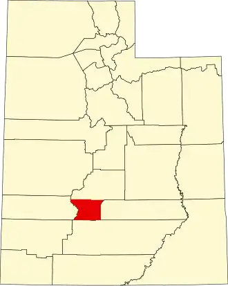 Localisation de Comté de Piute(Piute County)