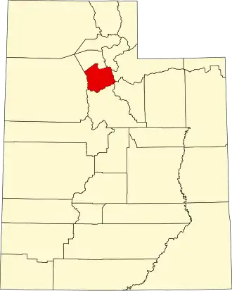 Localisation de Comté de Salt Lake(Salt Lake County)