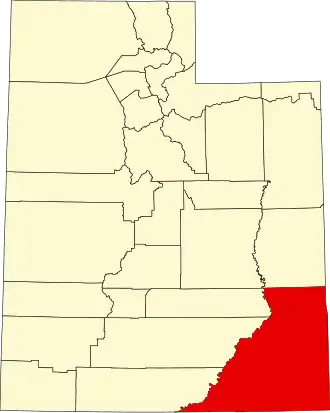 Localisation de Comté de San Juan(San Juan County)