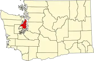 Localisation de Comté de Kitsap(Kitsap County)