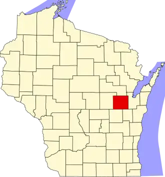 Localisation de Comté d'Outagamie(Outagamie County)
