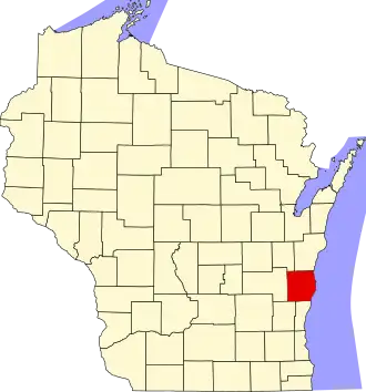 Localisation de Comté de Sheboygan(Sheboygan County)