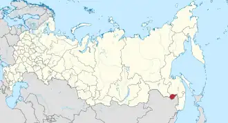 Localisation de Oblast autonome juif