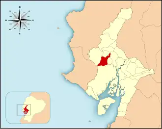 Localisation de Canton de Lomas de Sargentillo