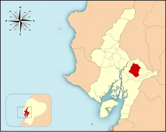 Localisation de Canton de Milagro