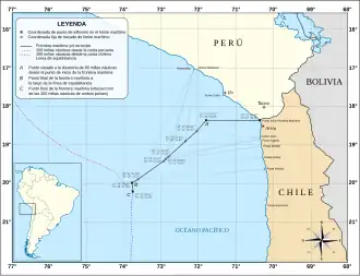 Frontière entre le Chili et le Pérou