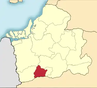 Localisation de Canton de Marcabelí