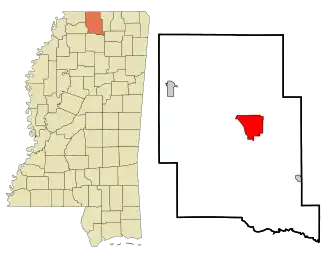 Localisation de Holly Springs