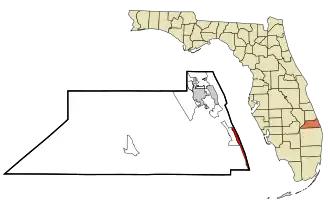 Localisation de Jupiter Island