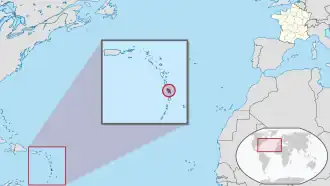 Localisation de Martinique
