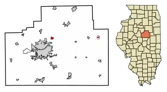 Localisation de Towanda