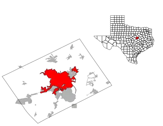 Localisation de Waco