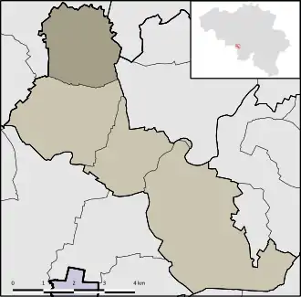 Localisation de Merbes-Sainte-Marie