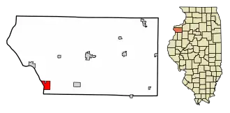 Localisation de Keithsburg