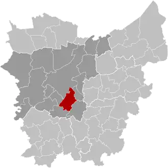 Localisation de Merelbeke