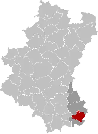 Localisation de Messancy