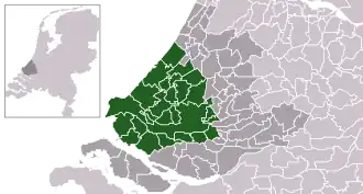 Localisation de Région métropolitaine de Rotterdam-La Haye