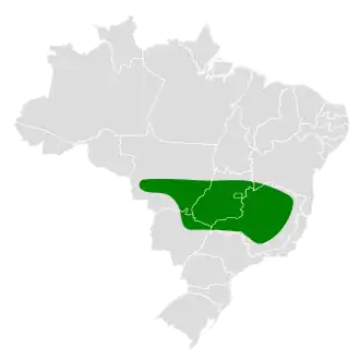 Description de l'image Microspingus cinereus map.svg.