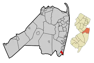 Localisation de Manasquan