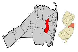 Localisation de Tinton Falls