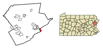 Localisation de Delaware Water Gap