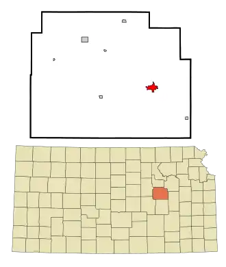 Localisation de Council Grove